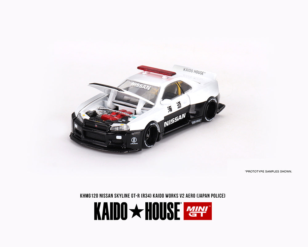 Nissan Skyline GT-R R34 Kaido Works (V2 Aero) Police