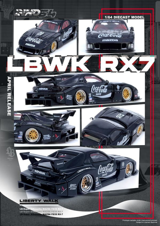 MAZDA RX7 (FD3S) LB-SUPER SILHOUETTE – Black